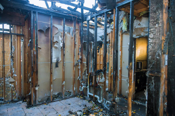 Professional Emergency Fire Cleanup technician working in Morristown, MN